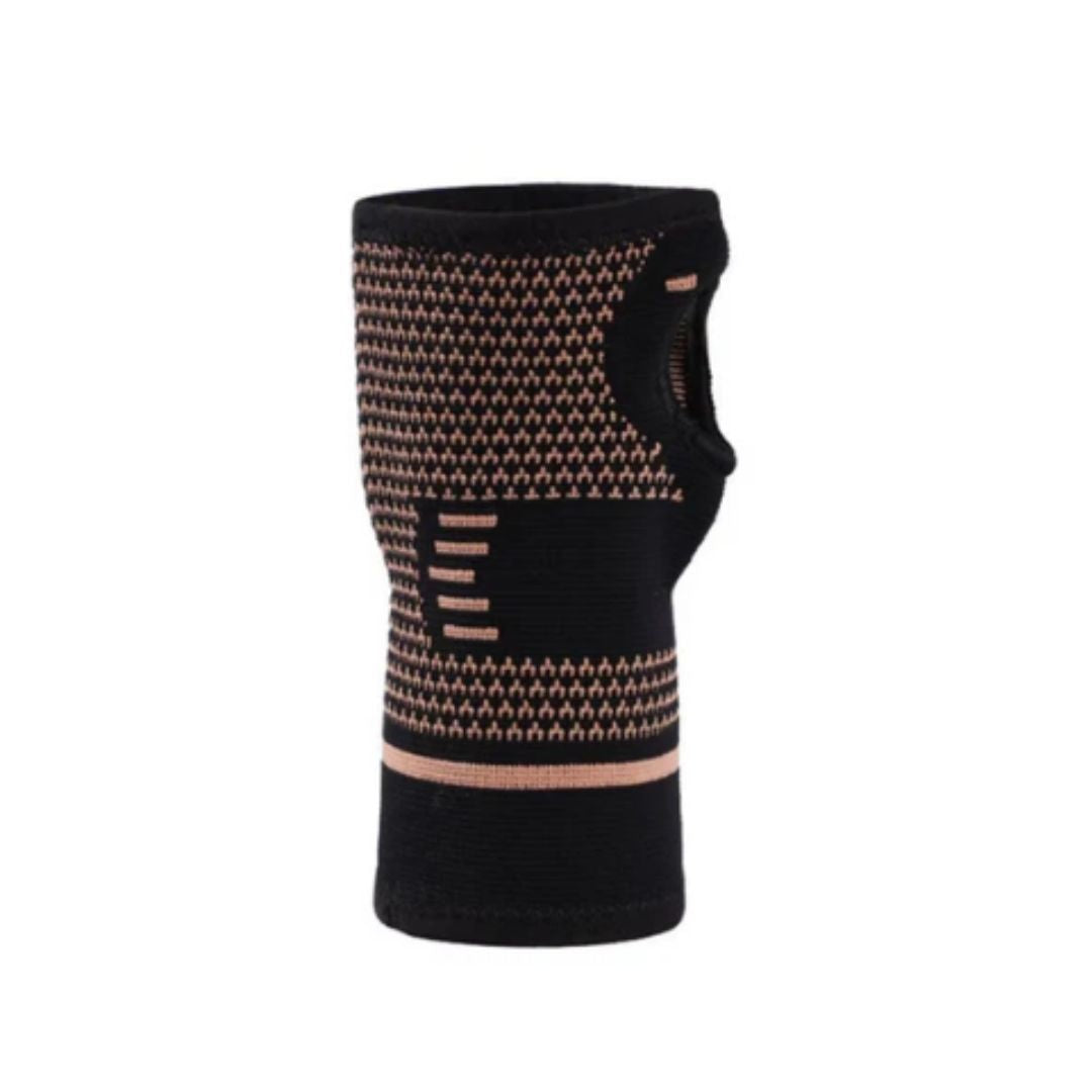 Ergonomiskt handledsstöd med kompression och kopparfiber – för träning och vardag