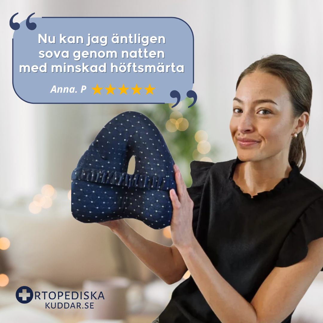 OrtoPillow™ – Ergonomisk Sovkudde med Memoryskum för Rygg och Höfter