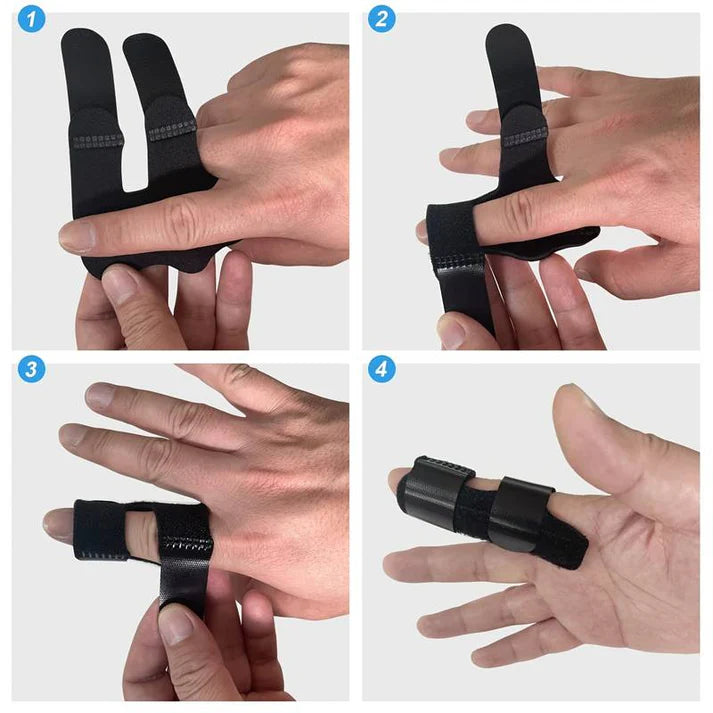 Stabilt Fingerstöd – Justerbar Fingerskena för Extra Stöd