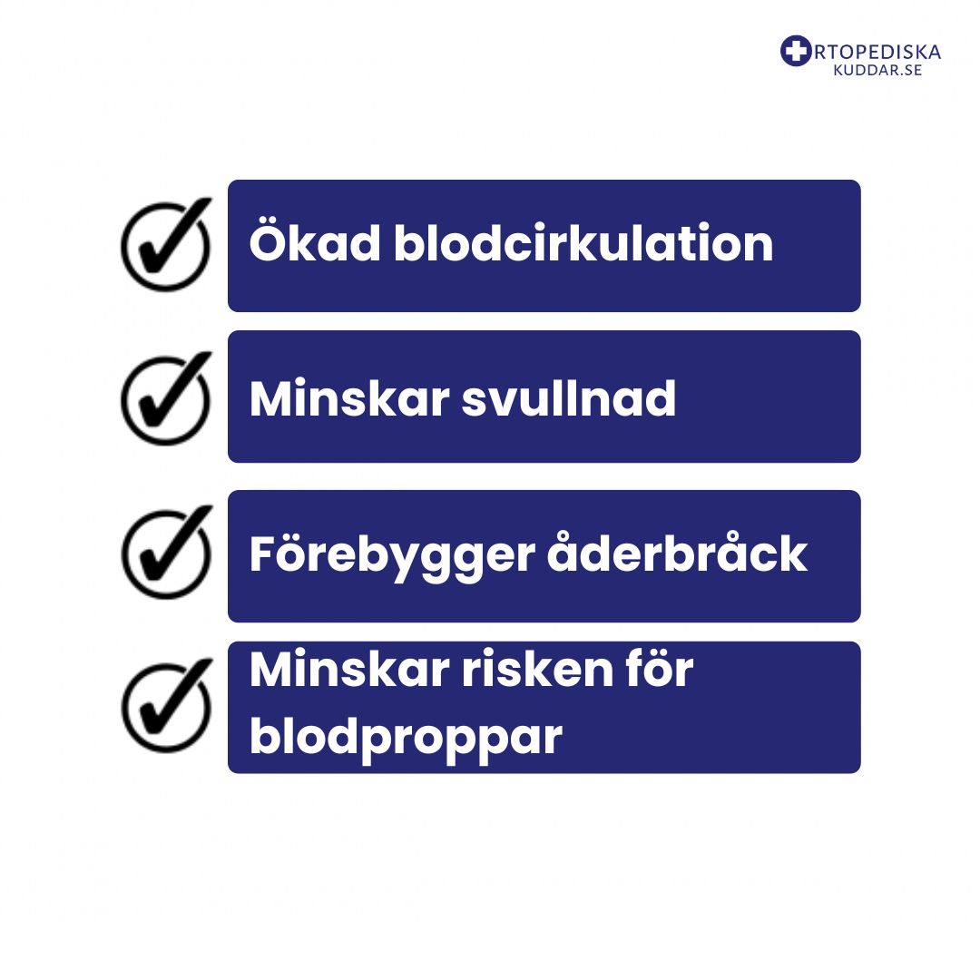 Kompressionsstrumpor vardag (3 par)