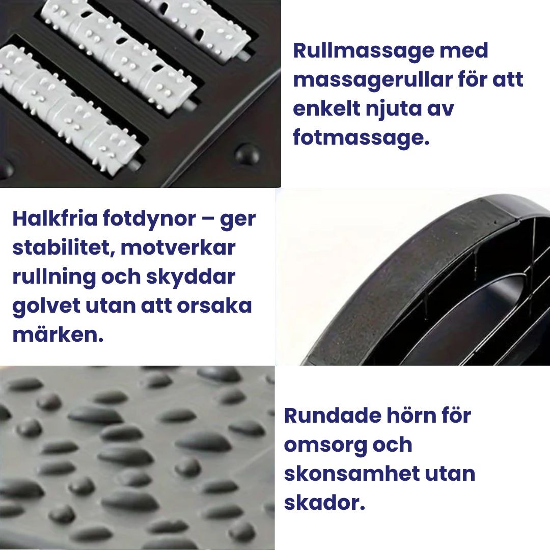 Ergonomiskt fotstöd för kontor och hemmabruk – förbättra hållning och komfort hela dagen