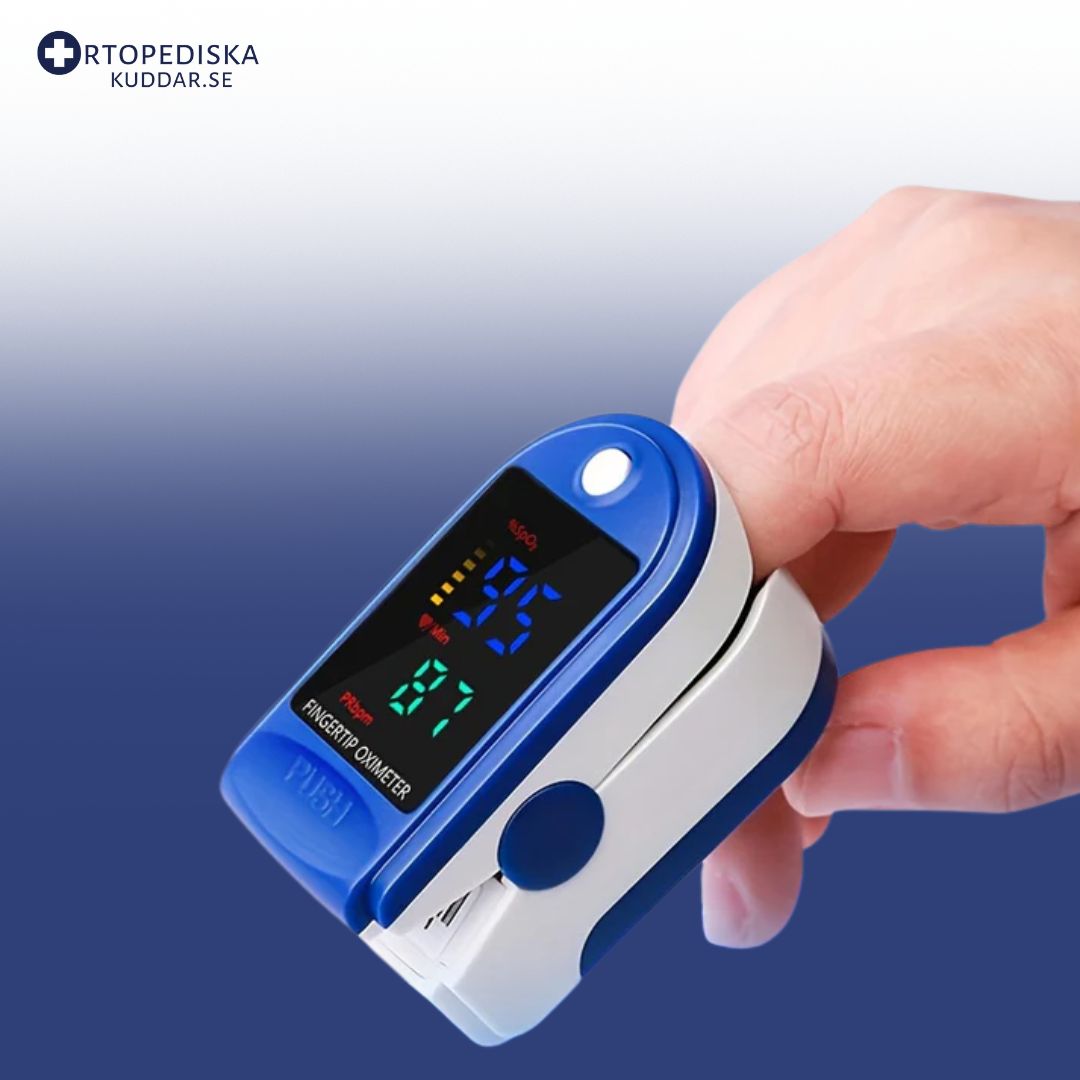 Pulsoximeter Fingertopp – Mät Puls & Syrenivå Snabbt