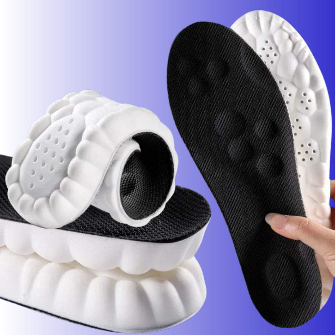 Skoinlägg med 4D stöddämpning