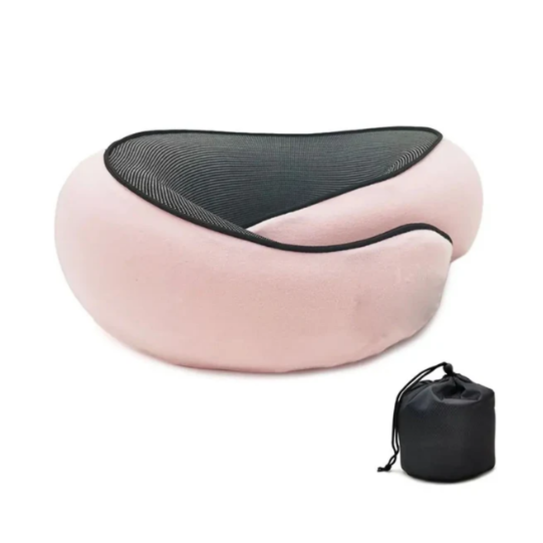 Nackkudde för resa och flyg