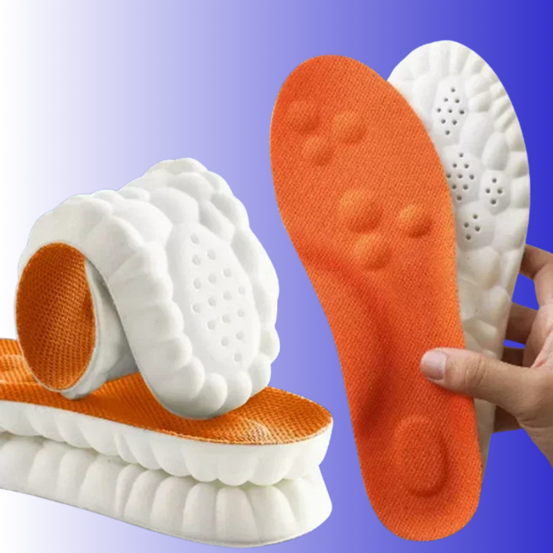 Skoinlägg med 4D stöddämpning