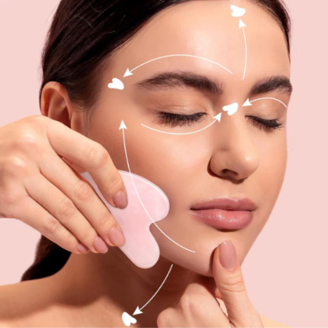 Gua Sha-verktyg för ansiktsmassage – Framhäv din naturliga skönhet varje dag