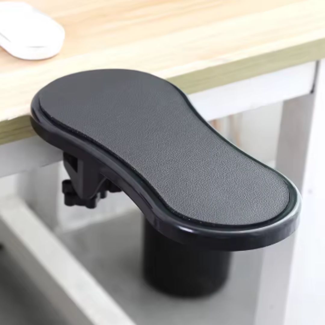 Ergonomisk Helrörelsearmstöd – Svart | Justerbart Stöd för Datorarbete