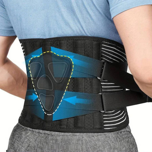 Ländryggsstöd - justerbart kompressionsband och NeoTex-zon