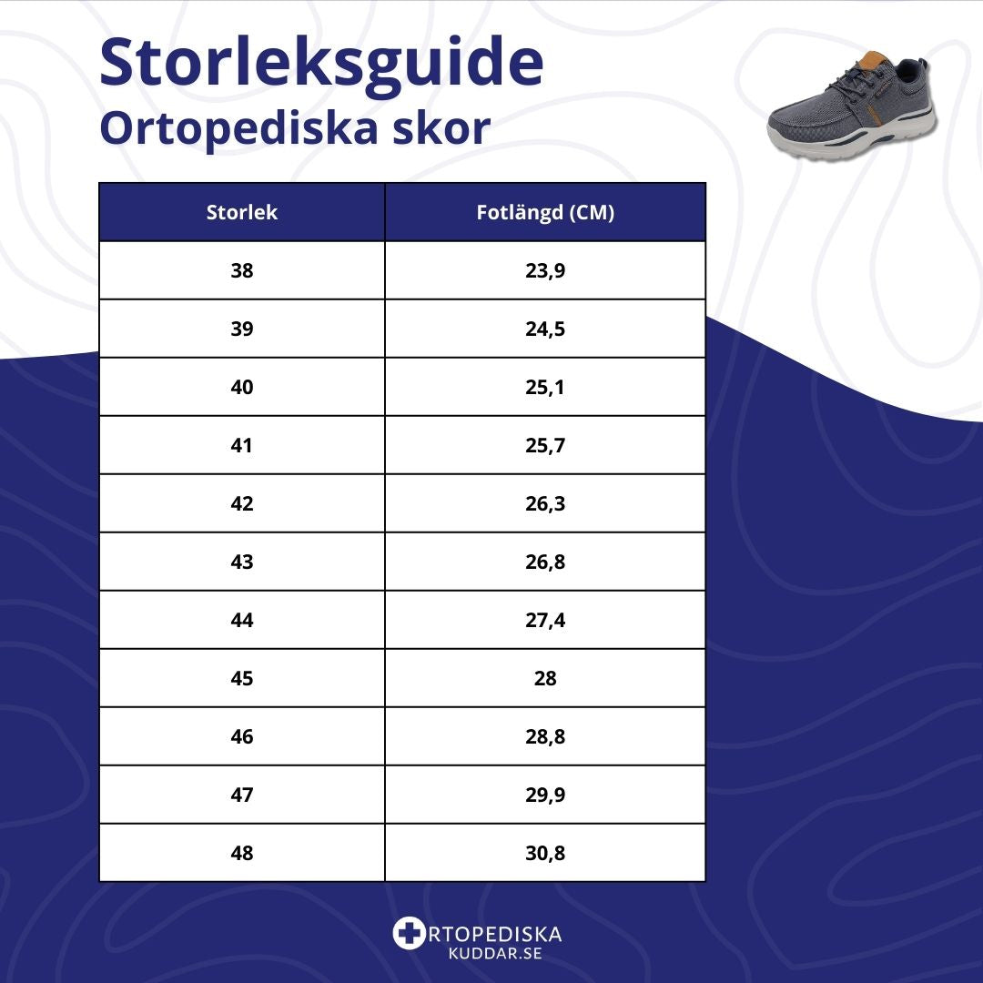 Ortopediska skor för komfort och smärtlindring - Unisex
