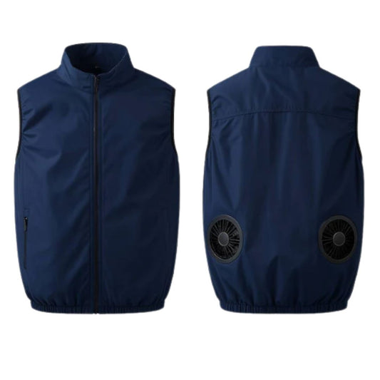 Kylande fläktväst med USB – för arbete & sommarvärme