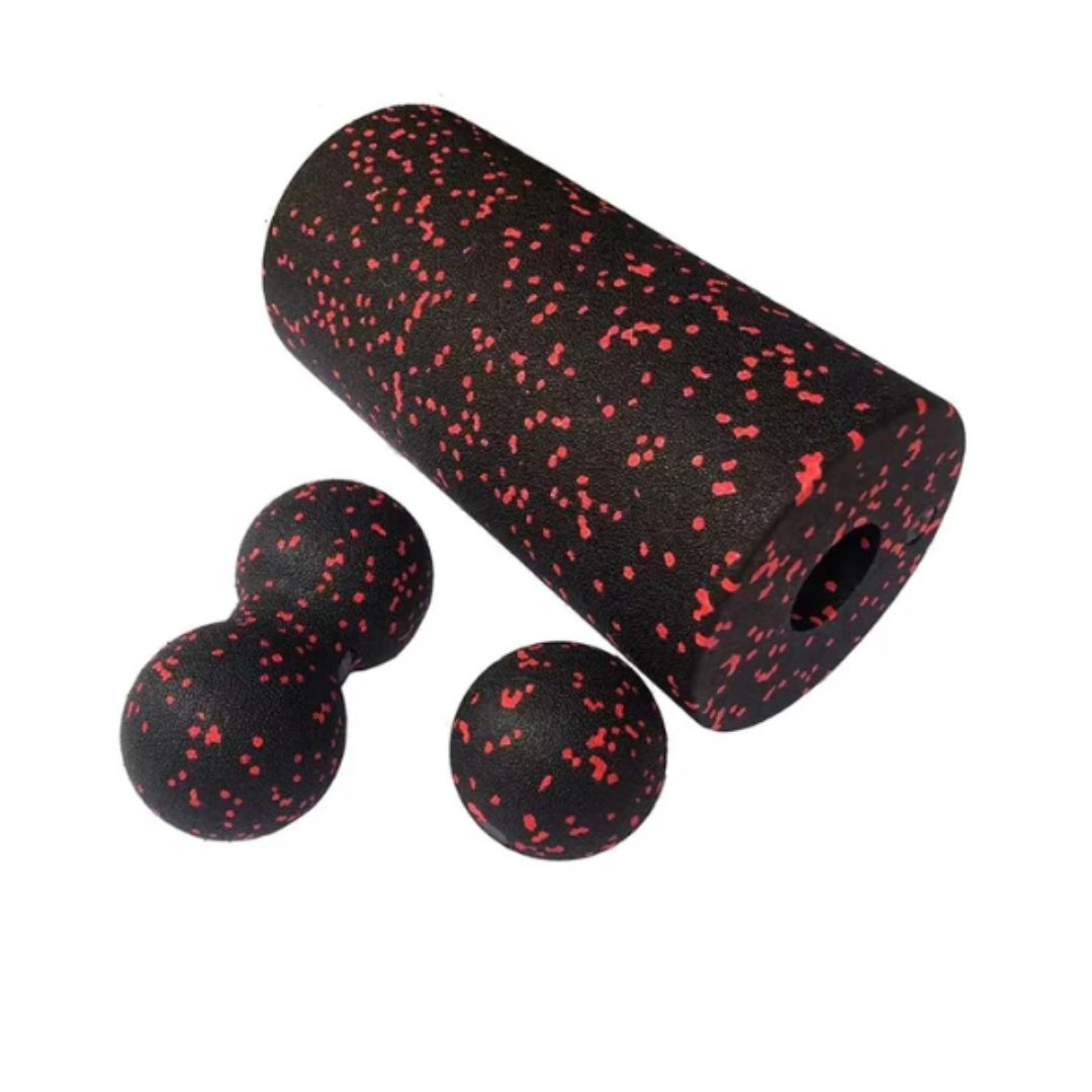 Foam Roller & Massagebollar Set