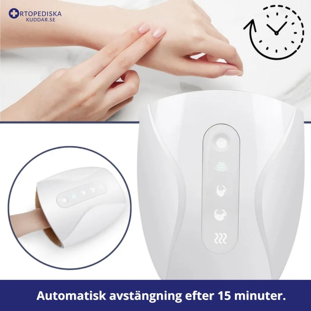 Handmassageapparat för smärtlindring och muskelavslappning