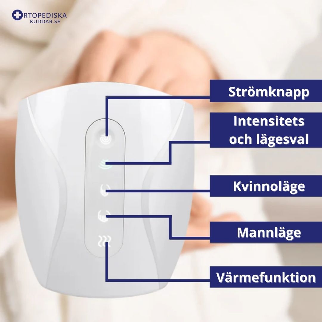 Handmassageapparat för smärtlindring och muskelavslappning