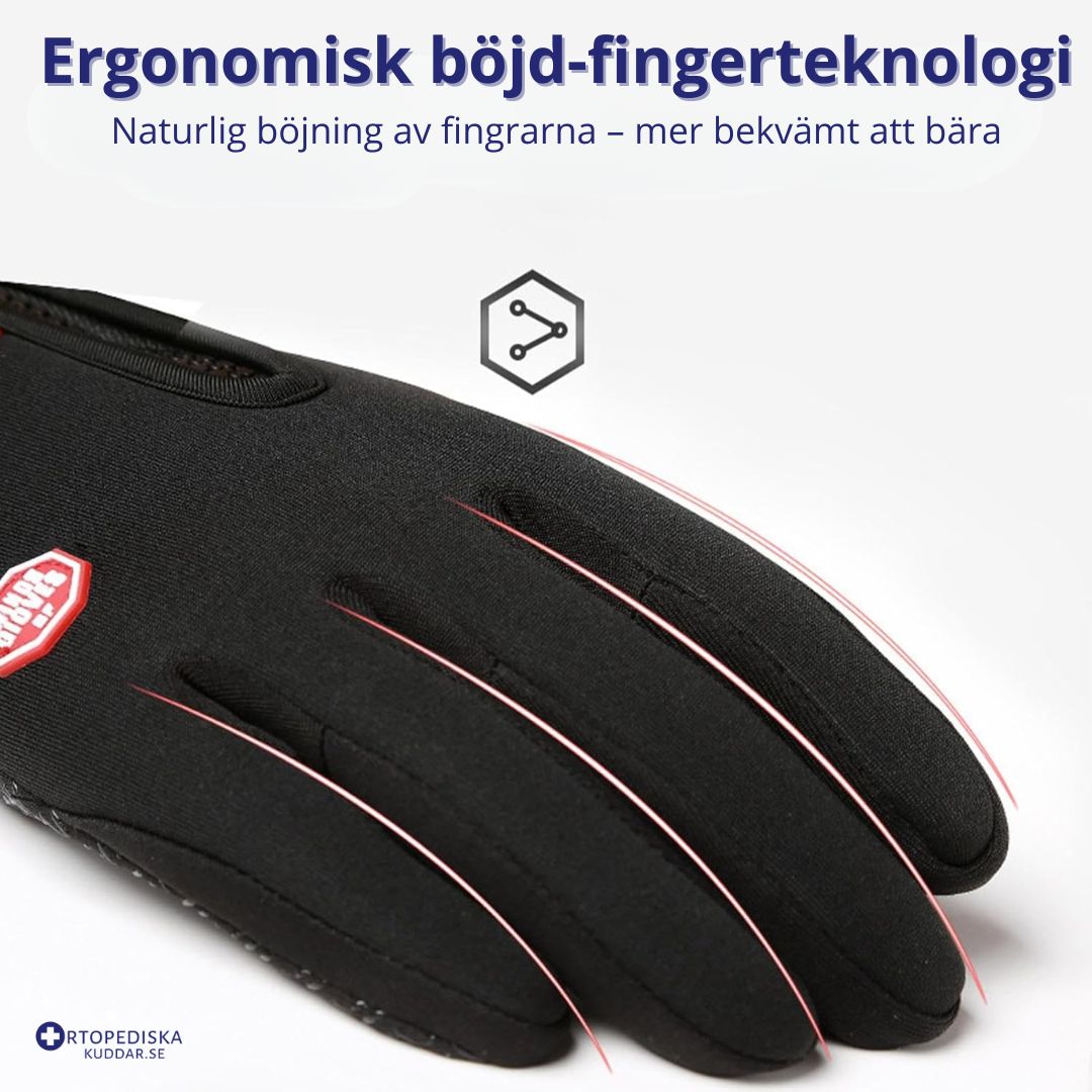 Värmehandskar – vattentäta touch-funktion