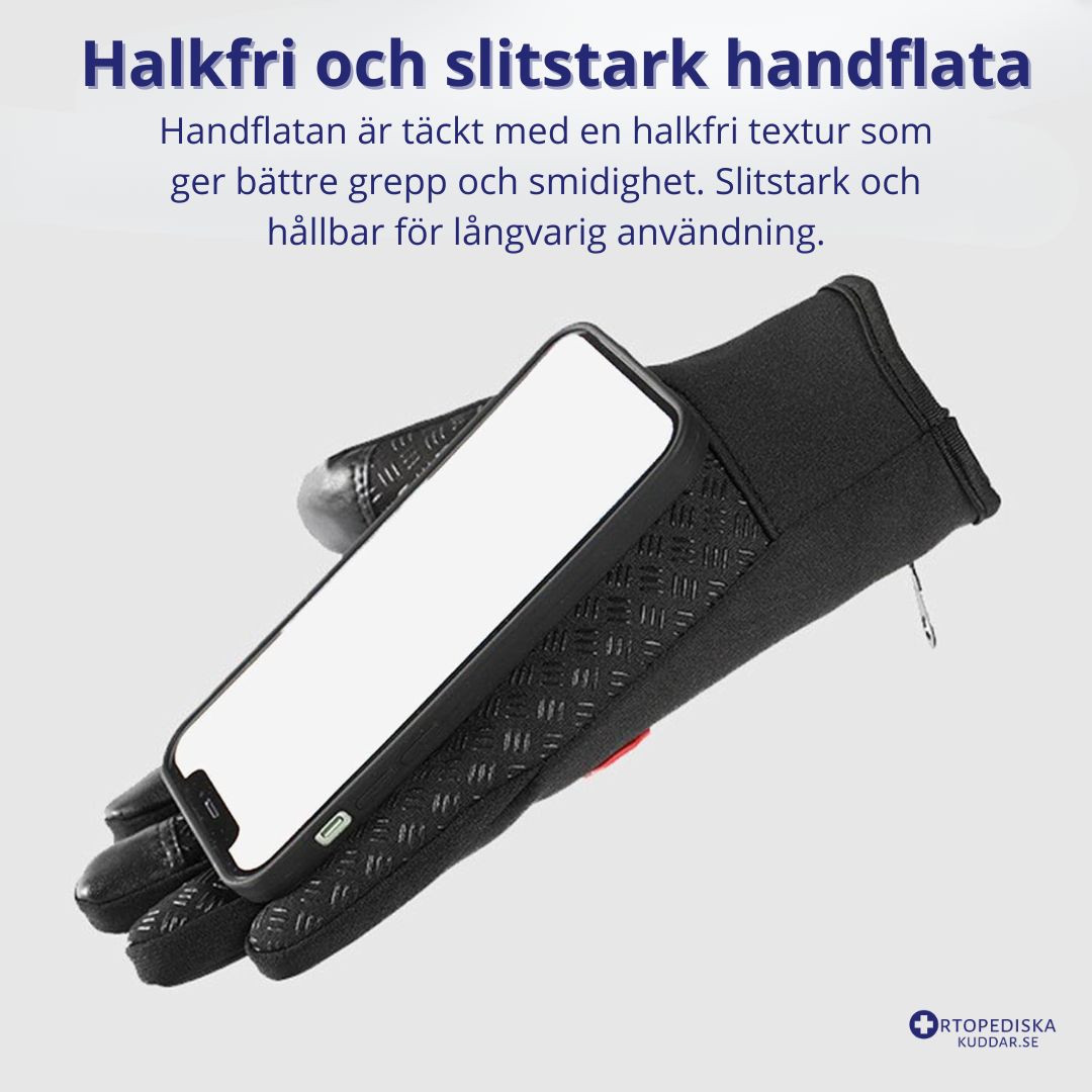 Värmehandskar – vattentäta touch-funktion