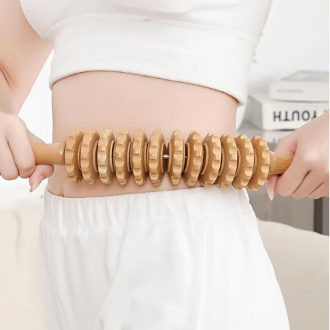 Böjbar Massageroller – Ergonomisk Design för Rygg, Ben och Nacke