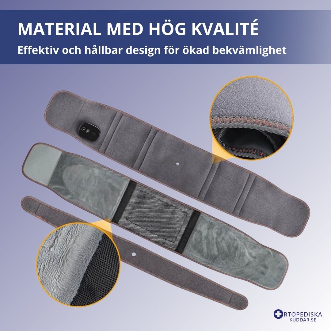 Värmebälte för Ryggsmärta – Rödljus & Massage