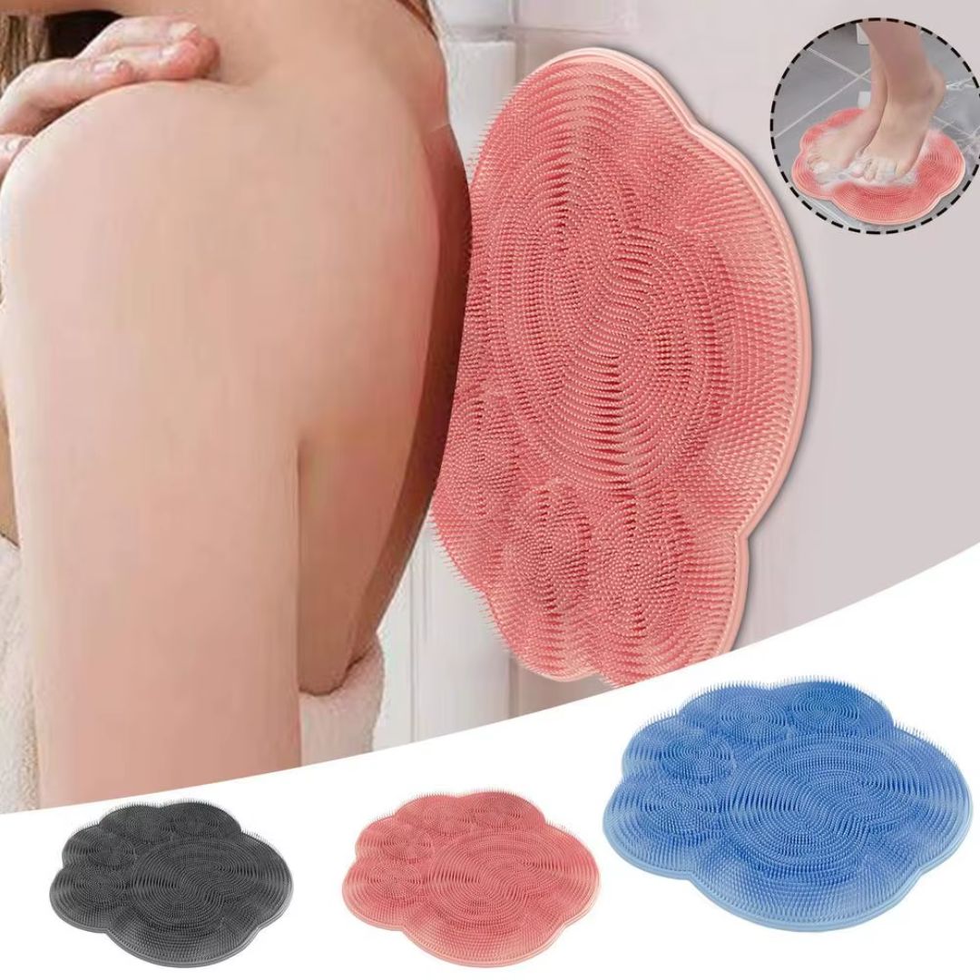 Skrubbmatta för Dusch – Mjuk Fotmassage och Exfoliering