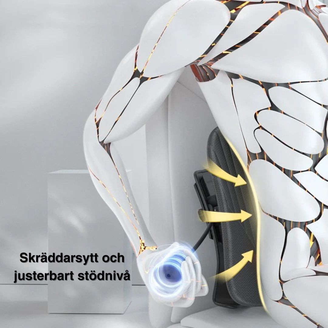 LuftKurva – ergonomiskt ländryggsstöd