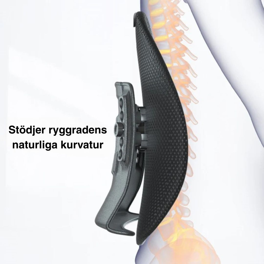 LuftKurva – ergonomiskt ländryggsstöd