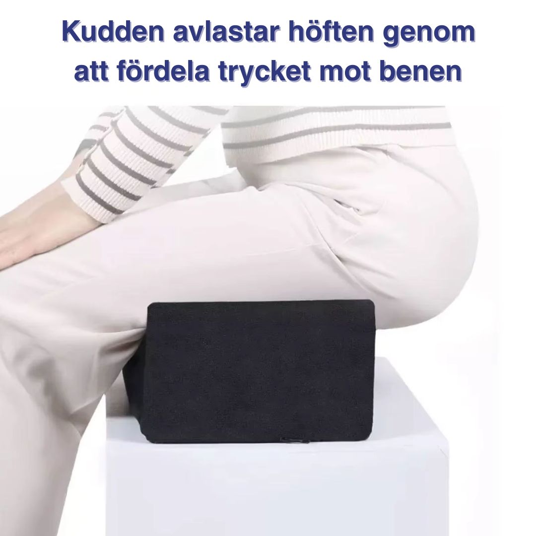 Ergonomisk sittkudde med höftstöd