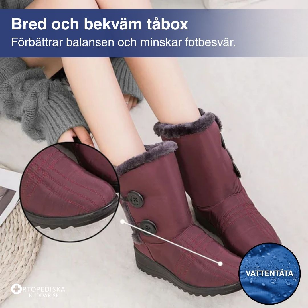 Frostfjäll - ergonomiska och vattentäta vinterstövlar för kvinnor