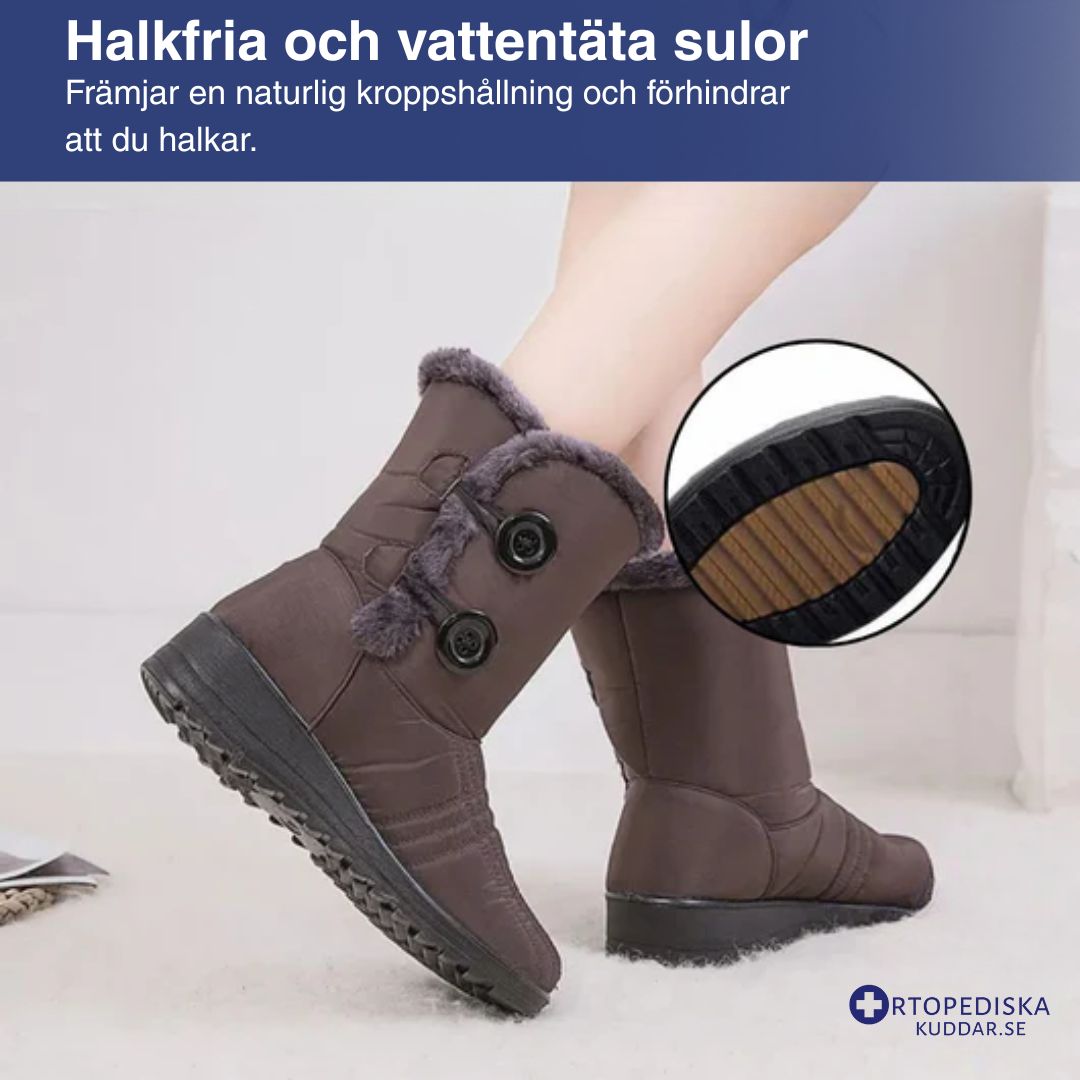 Frostfjäll - ergonomiska och vattentäta vinterstövlar för kvinnor