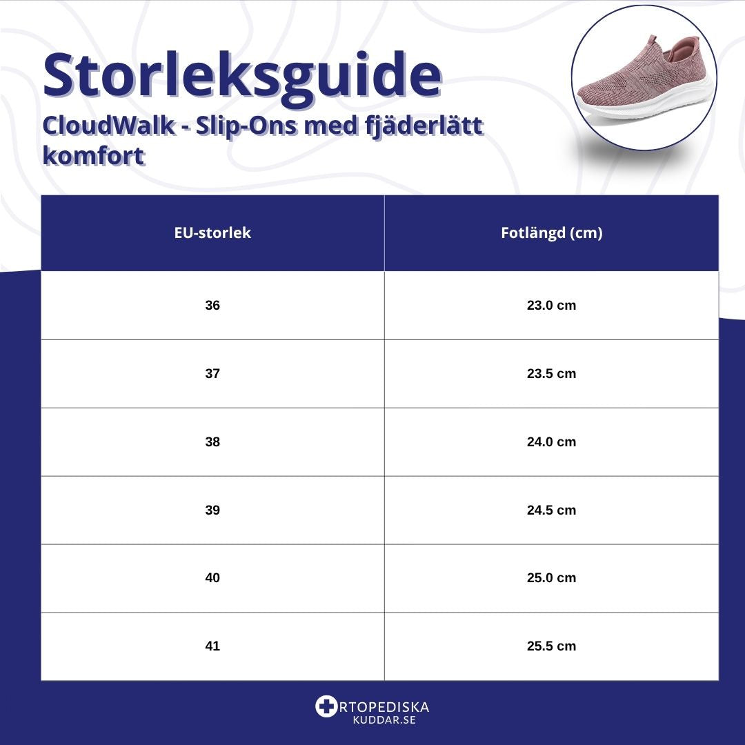 CloudWalk - Slip-Ons med fjäderlätt komfort