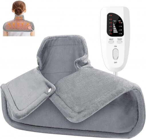 Värmedyna nacke axlar 6 värmelägen timer