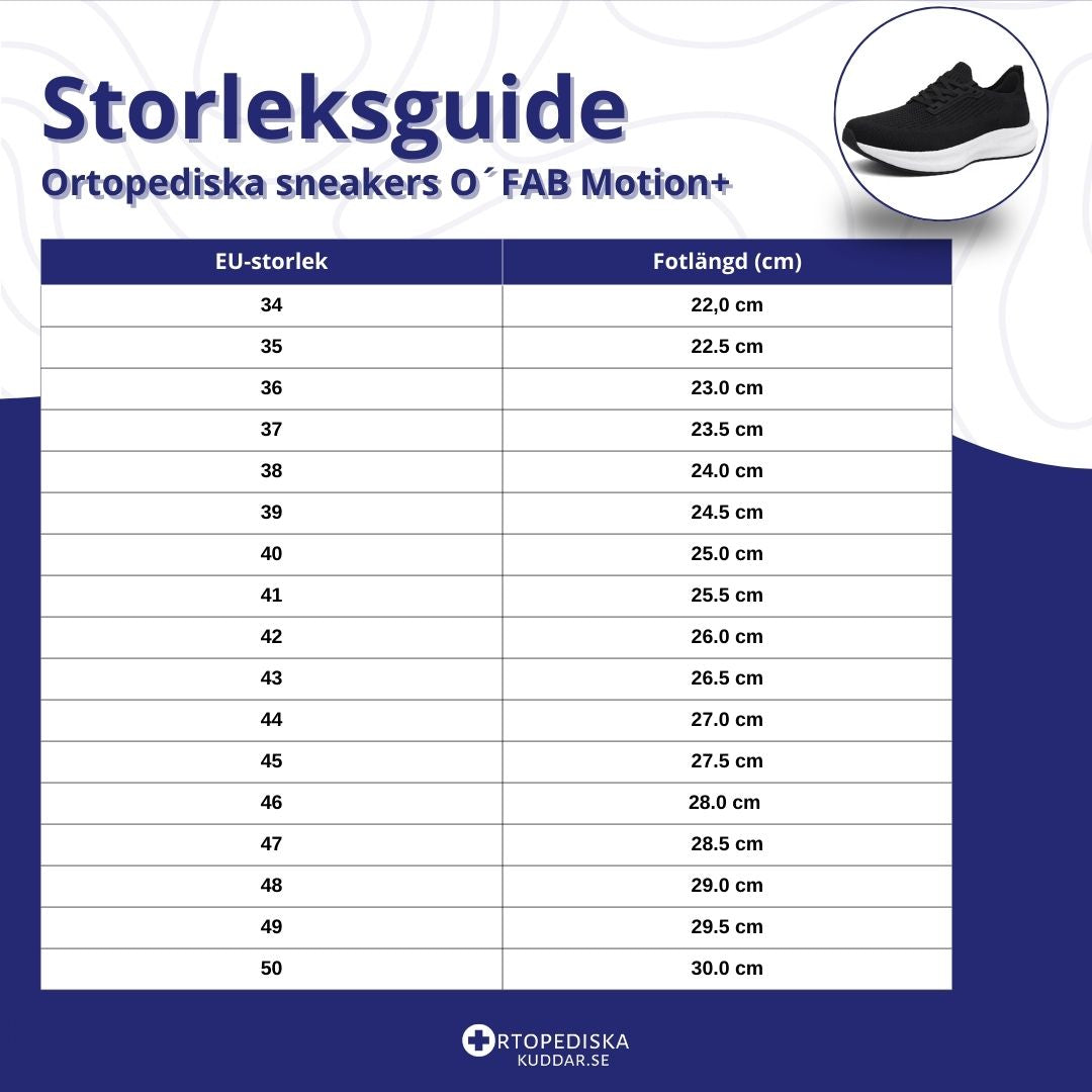 Ortopediska sneakers O´FAB Motion+