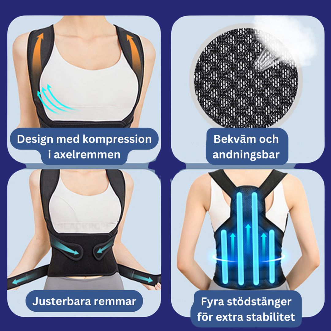 Ergonomiskt Ryggstöd för Hållning