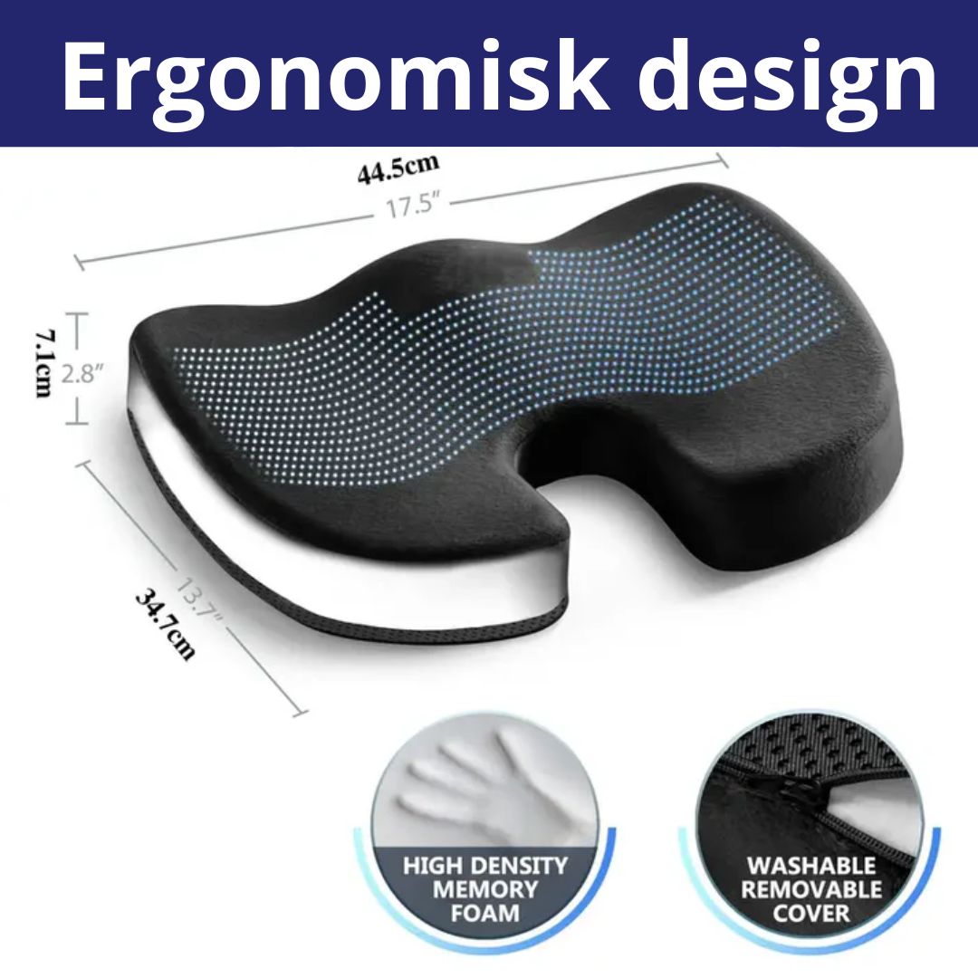 Ergonomisk sittkudde i minnesskum