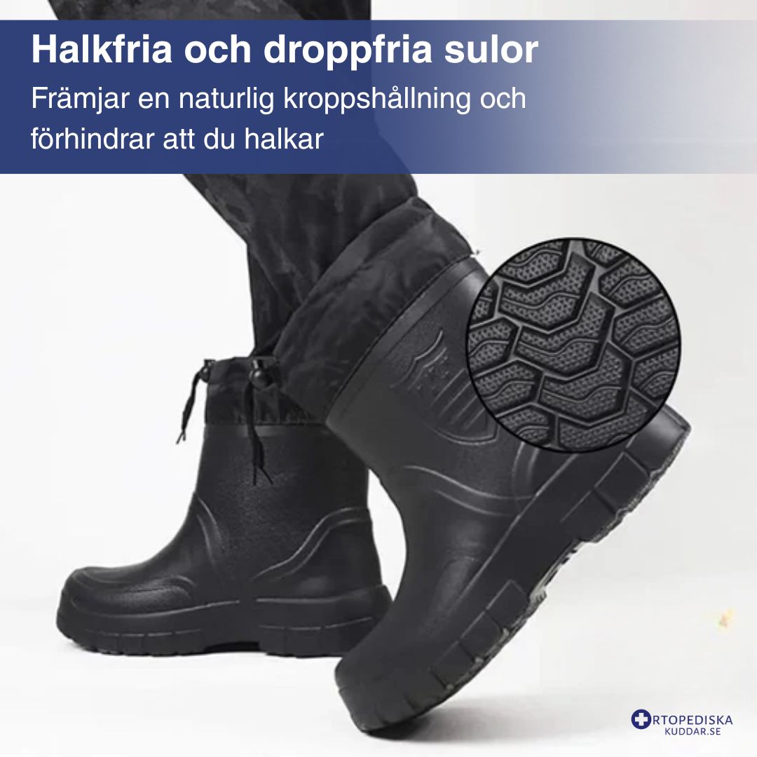 NordicShield - ergonomiska, halkfria & vattentäta termo-regnstövlar för vintern