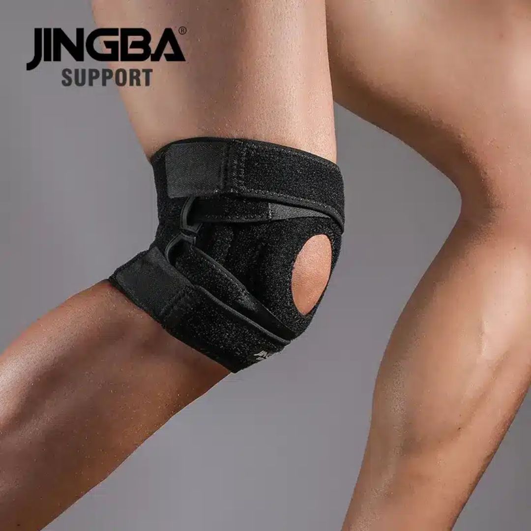 Jingba knäskydd Knäskålsstabiliserande av en rörlig knäskål