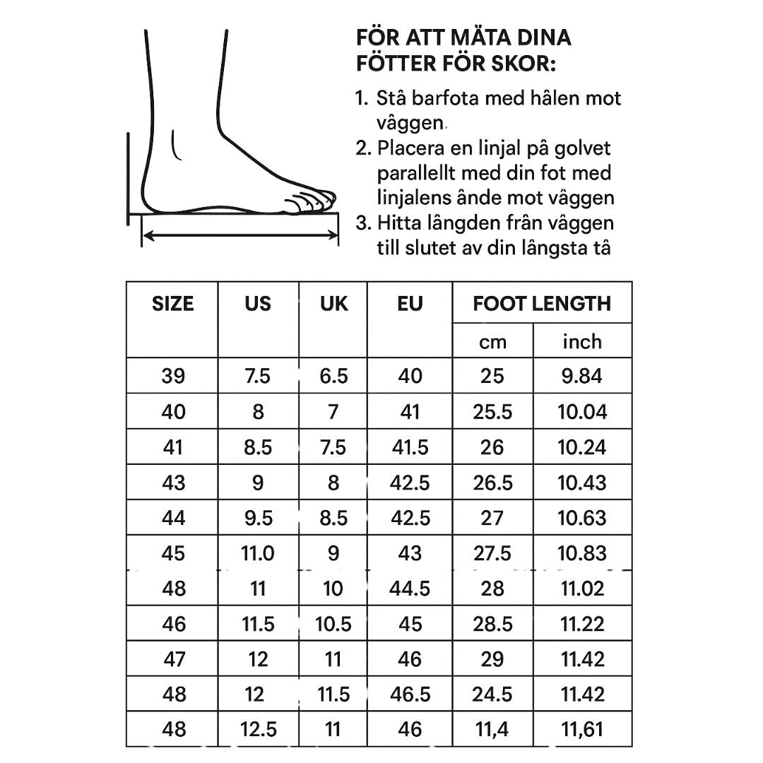 Ortopediska Slip-on Mules Skor