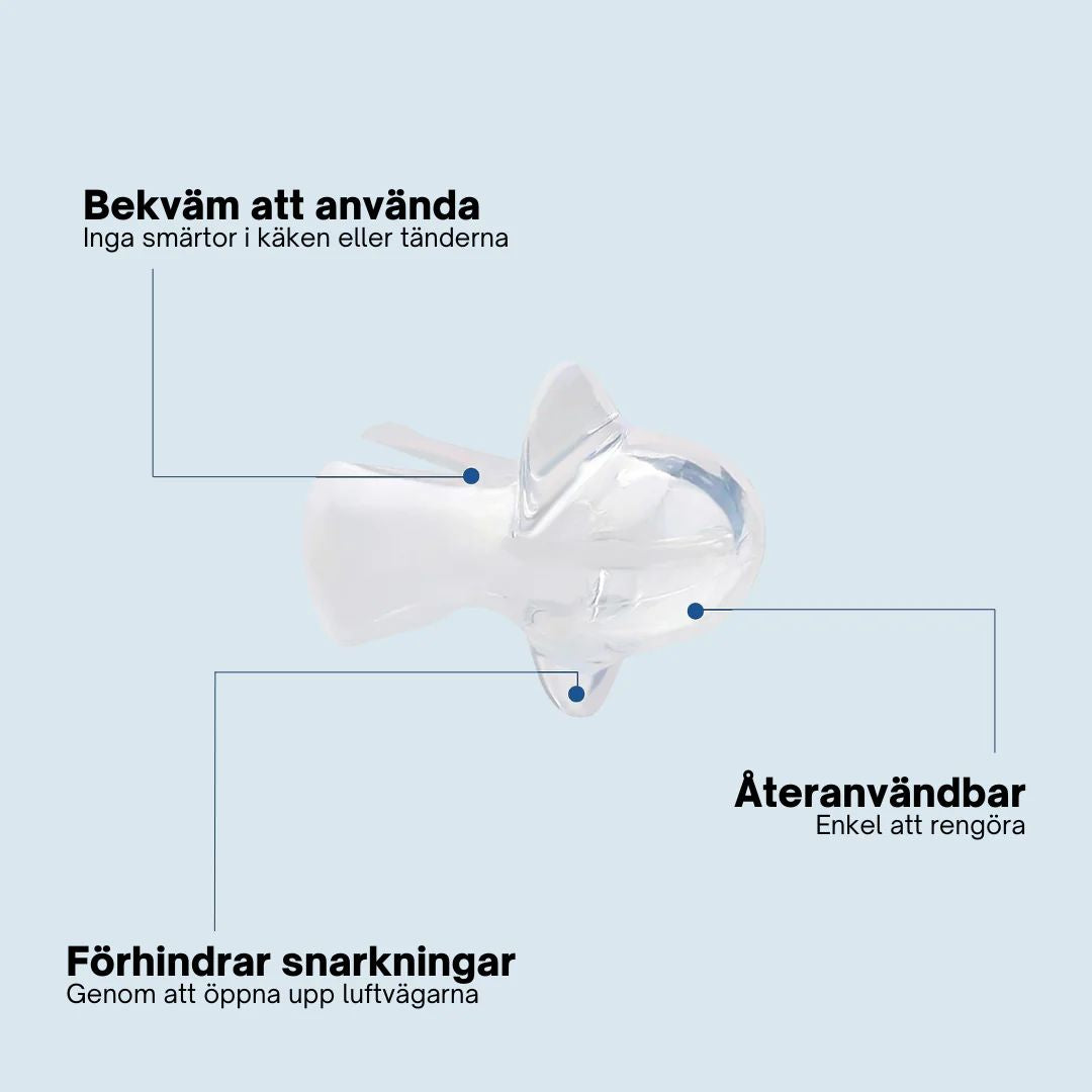 Antisnarknings tunghylsa i silikon