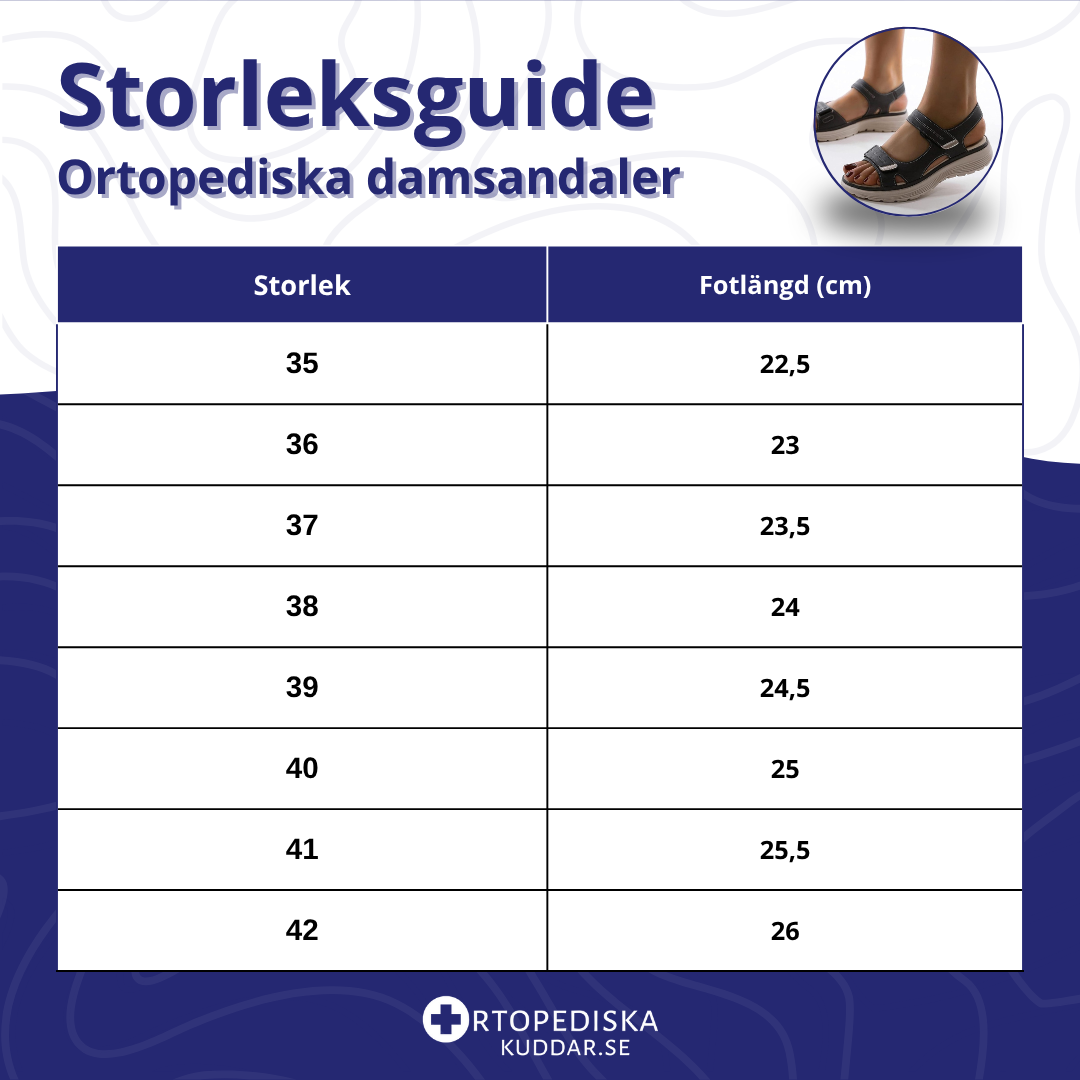 Damsandaler ortopediska – halkfri ergonomisk sula