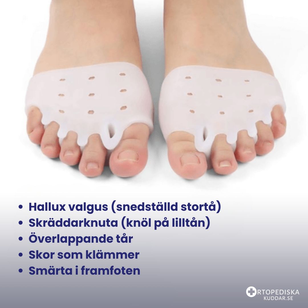 Tåseparerare i Silikon (5 tår)