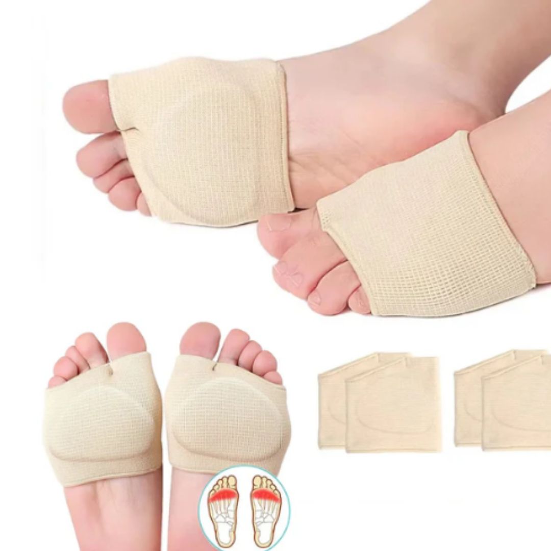 Framfotsinlägg/framfotsskydd med kudde