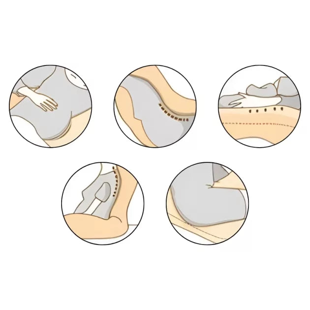 U‑formad gravidkudde – ergonomisk & formbar
