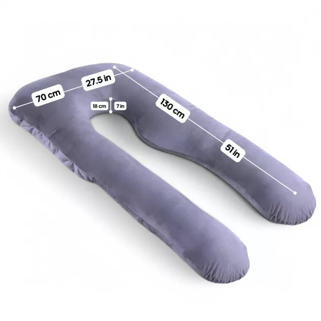 U‑formad gravidkudde – ergonomisk & formbar