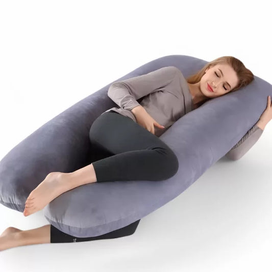 U‑formad gravidkudde – ergonomisk & formbar