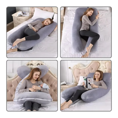 U‑formad gravidkudde – ergonomisk & formbar