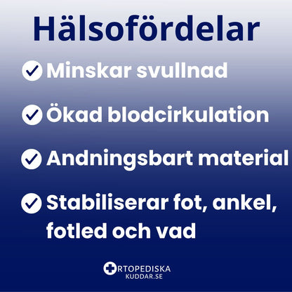 3 Par Långa Kompressionsstrumpor – För Bättre Blodcirkulation och Optimal Komfort