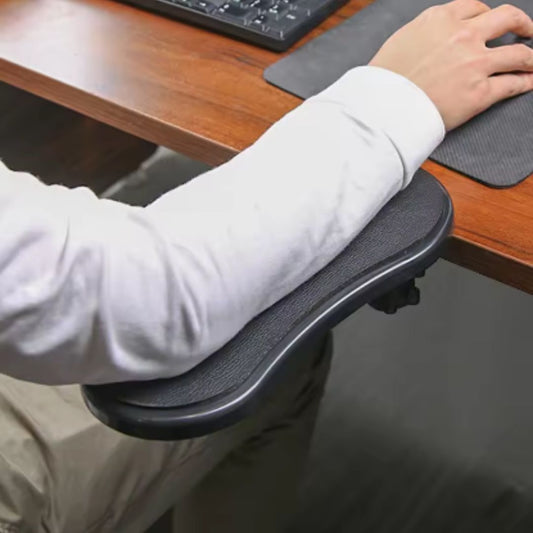 Ergonomisk Helrörelsearmstöd – Svart | Justerbart Stöd för Datorarbete