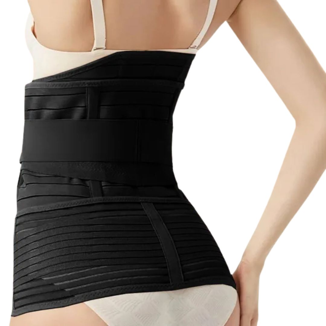 Mageband efter förlossning – 3‑i‑1 stöd