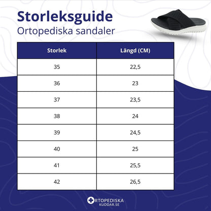 Ortopediska Sandaler för Kvinnor – Fotvalvsstöd & Smärtlindring, Strandtofflor