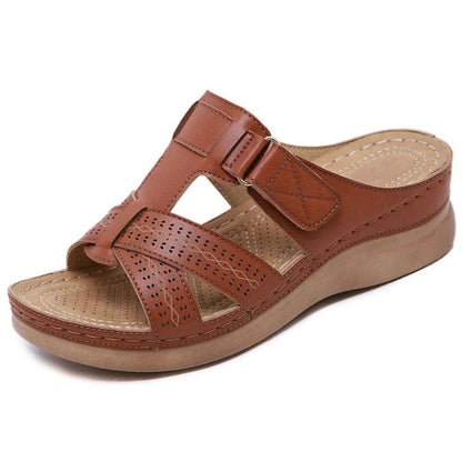 Ortopediska Slip-on Sandaler – Fotvalvsstöd & Komfort för Kvinnor