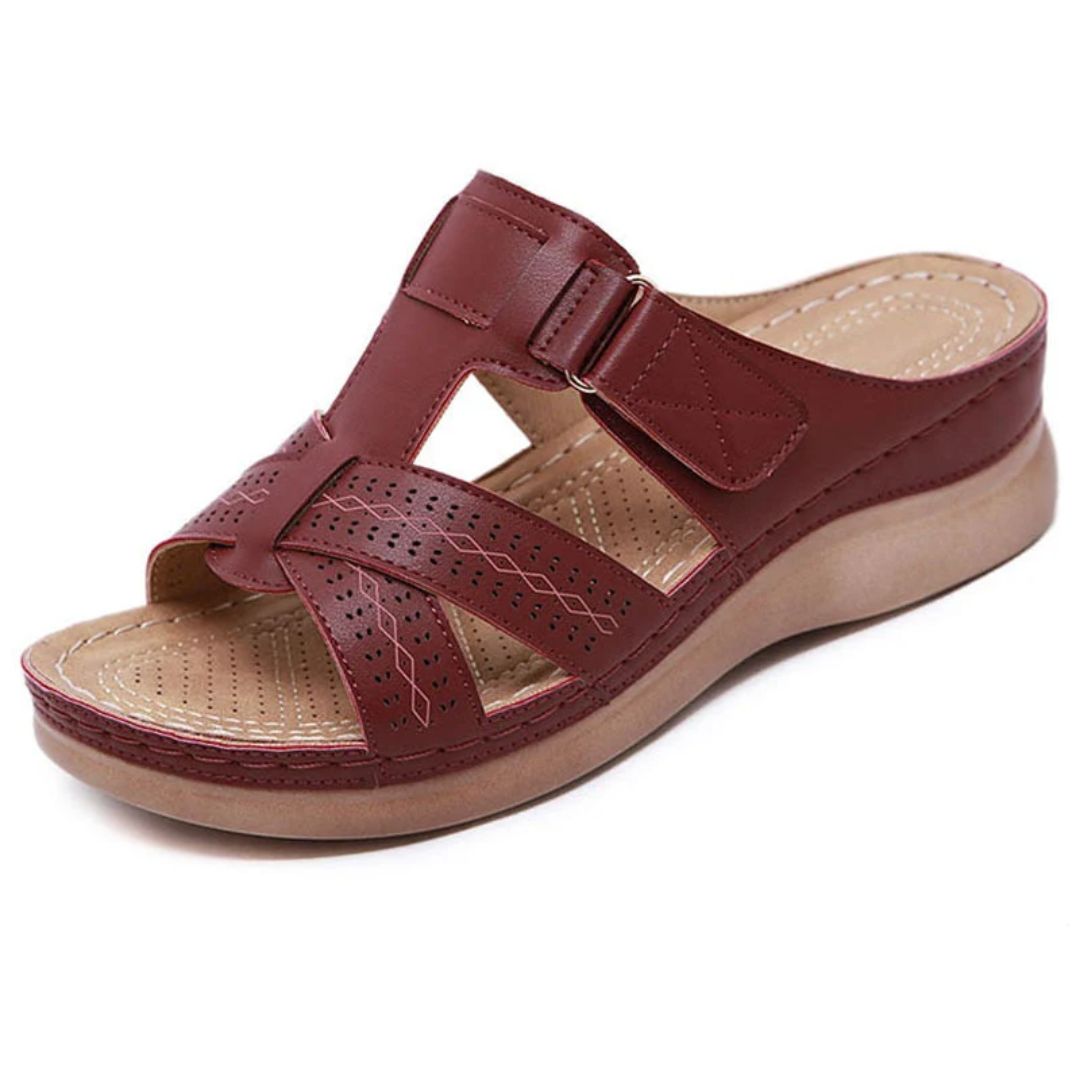 Ortopediska Slip-on Sandaler – Fotvalvsstöd & Komfort för Kvinnor
