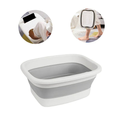 Hopfällbart Fotbad – Portabel Balja